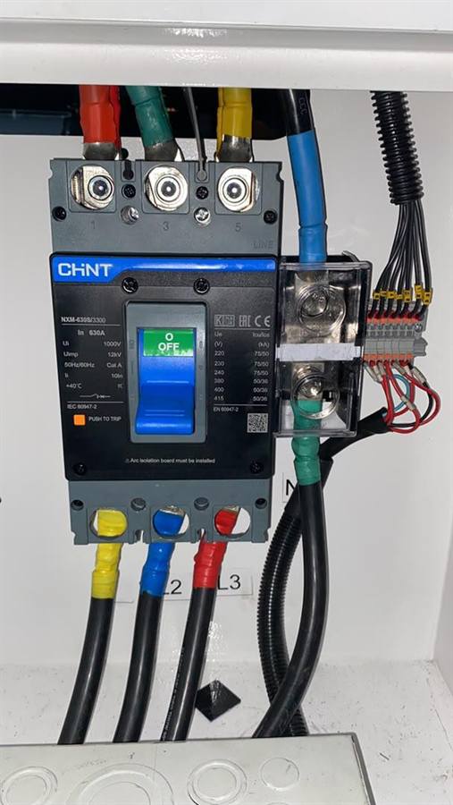 Interruptor principal de 630 A